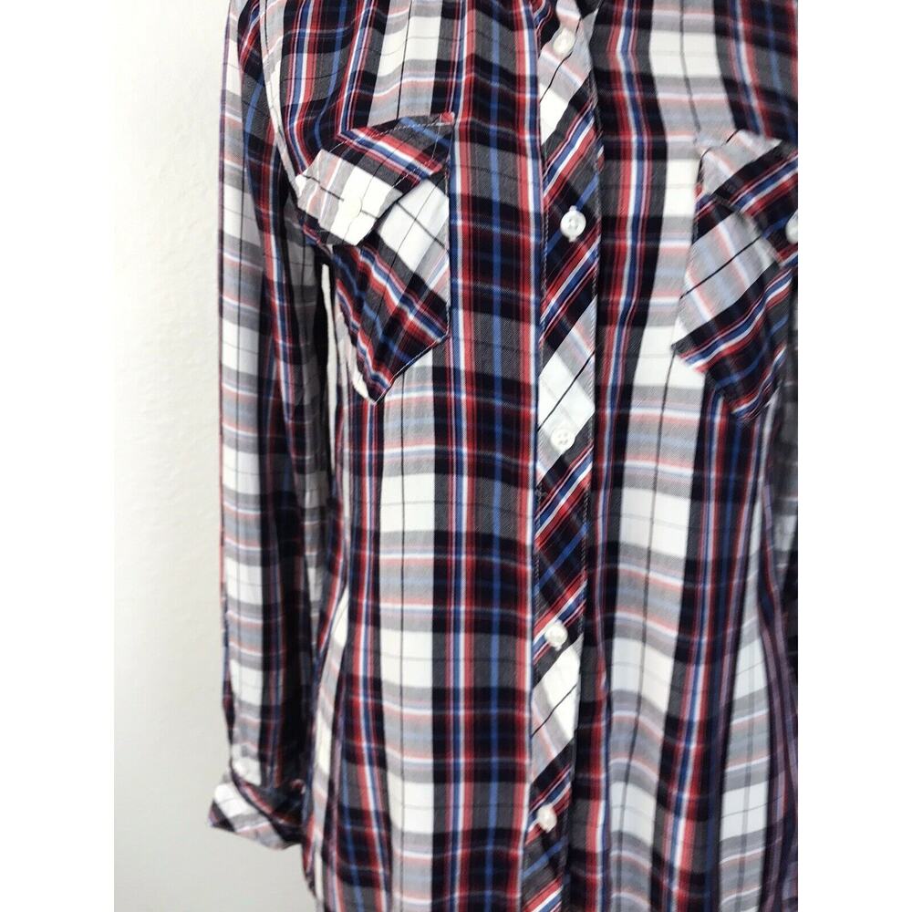 Rails Multicolor Plaid Button Down Top - image 7